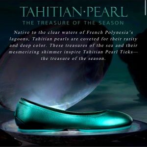 Tahitian Pearl Tieks, NIB size 9